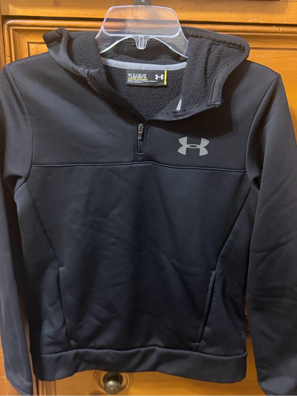 Under Armour Youth Quarter-Zip Fleece Pullover Hoodie